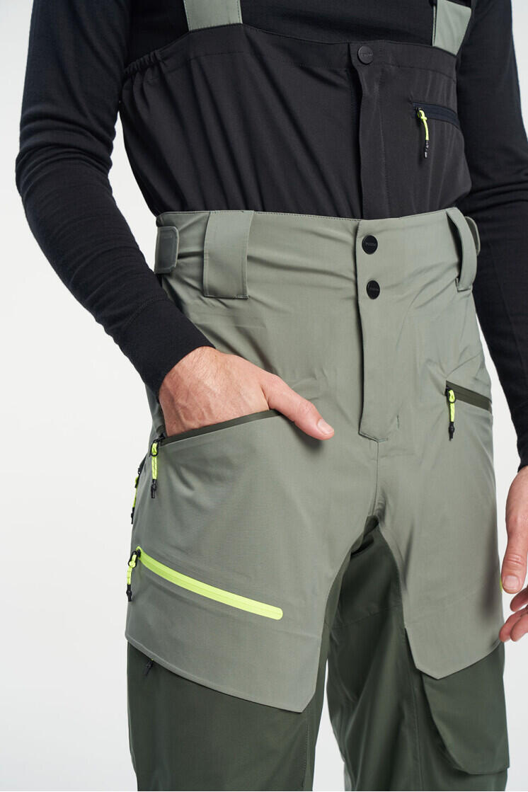 Pánské skialpové membránové kalhoty TENSON Touring Shell Pant M tmavě zelené 5/7