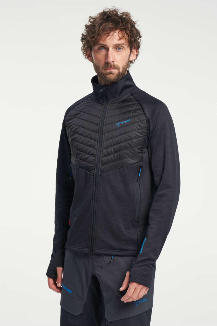 TENSON Pánská funkční mikina Touring Midlayer M černá
