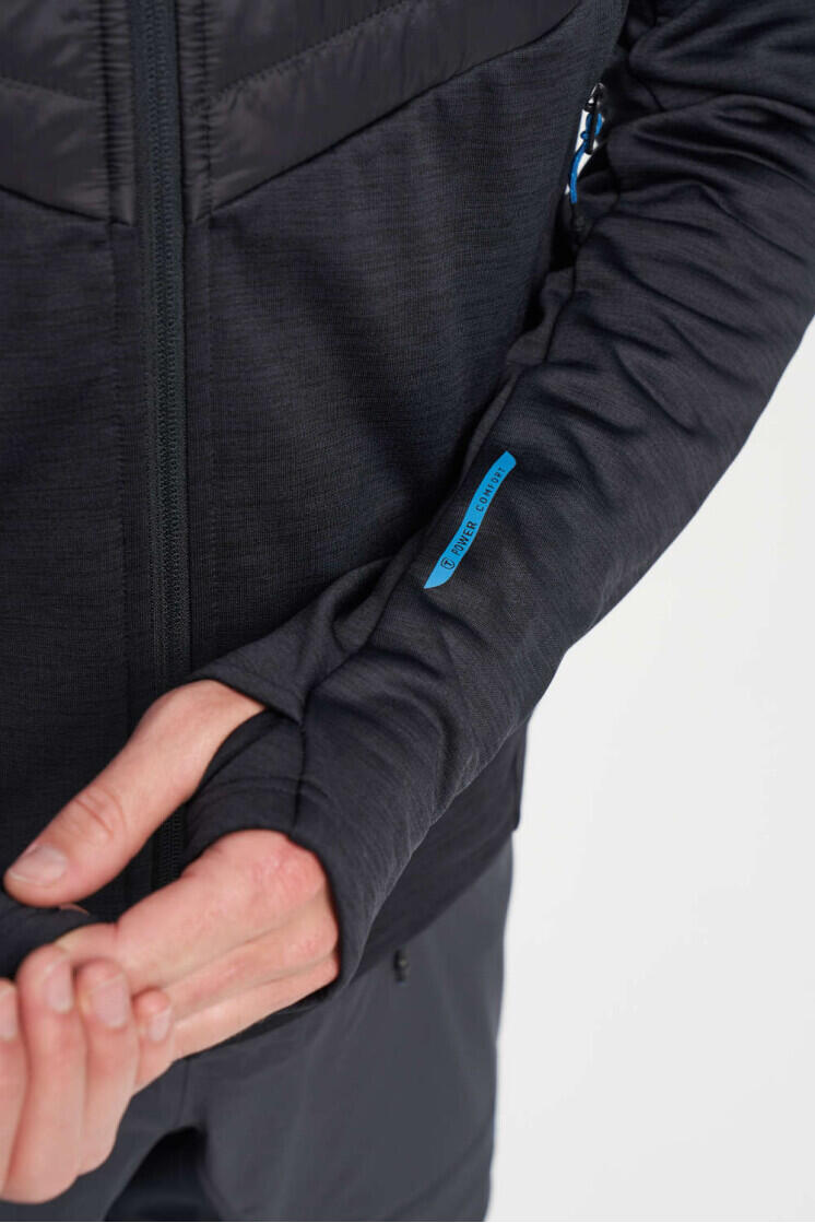 Pánská funkční mikina TENSON Touring Midlayer M černá 3/5