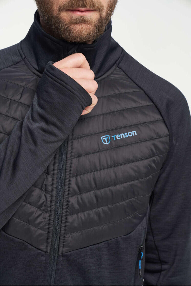 Pánská funkční mikina TENSON Touring Midlayer M černá 4/5