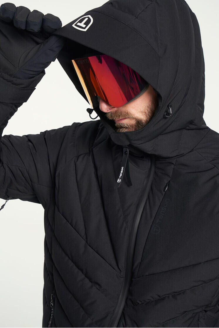 Pánská péřová lyžařská bunda TENSON Prime Down Jacket M černá 3/5