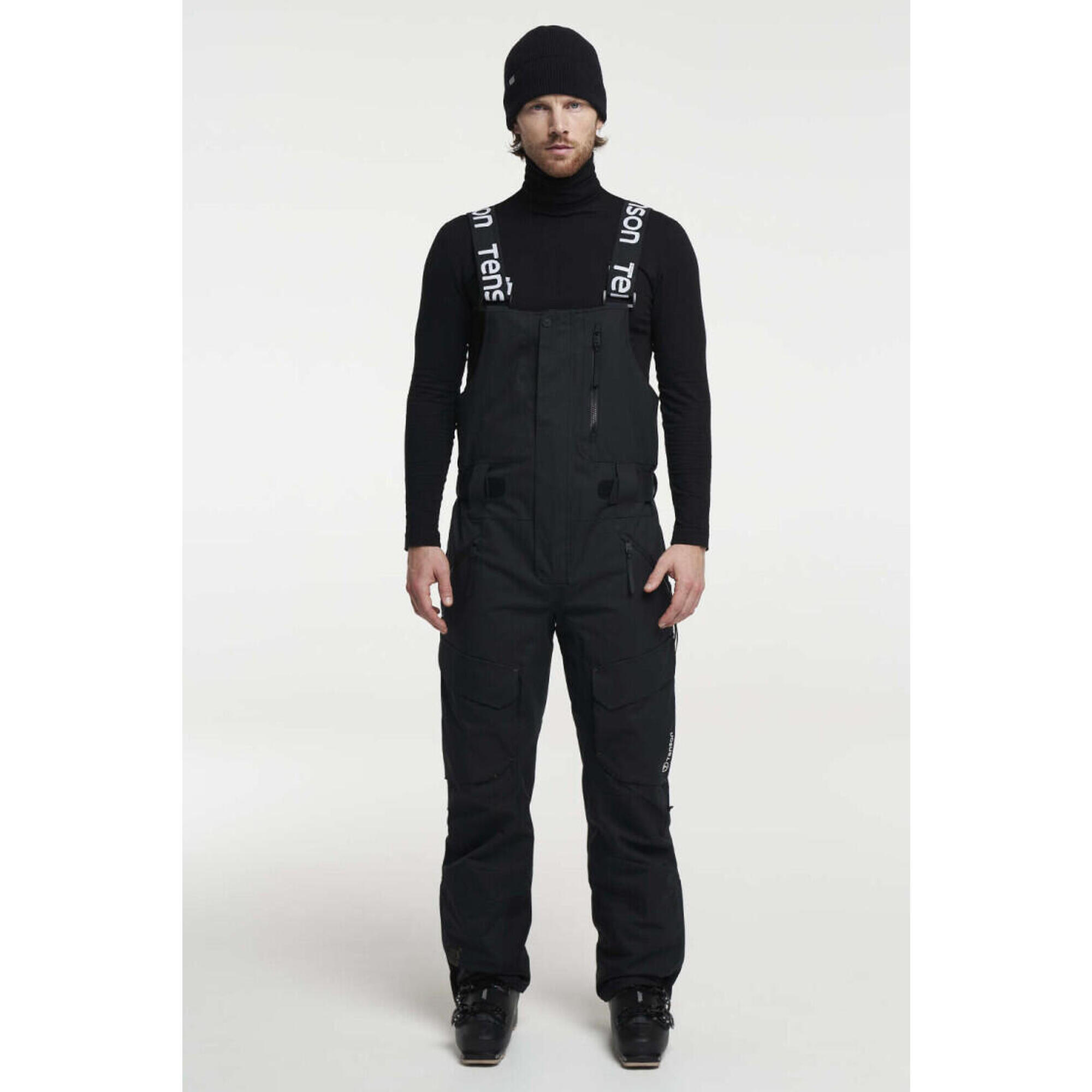 TENSON Pánské lyžařské kalhoty s laclem TENSON Sphere Pant M černé
