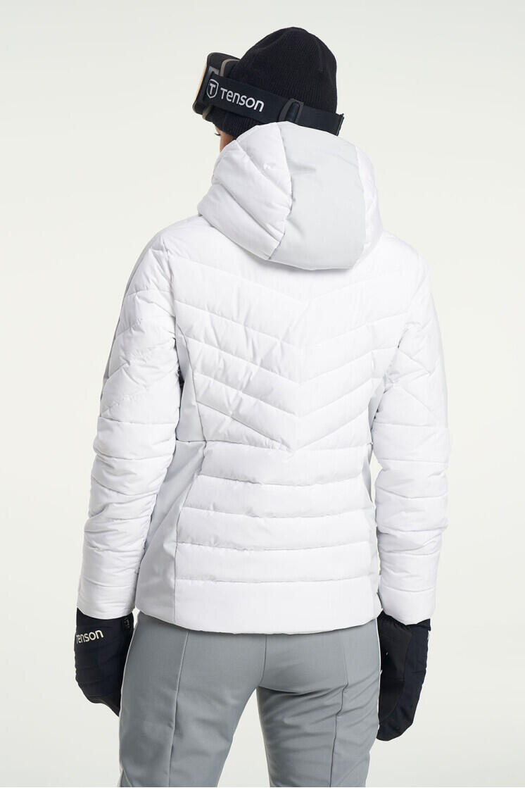 Dámská lyžařská bunda TENSON Grace Jacket W bílá 2/6