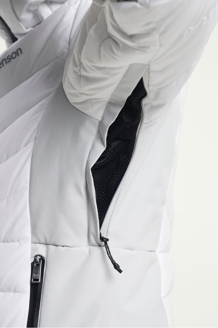 Dámská lyžařská bunda TENSON Grace Jacket W bílá 3/6