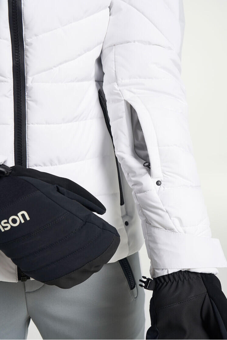 Dámská lyžařská bunda TENSON Grace Jacket W bílá 4/6
