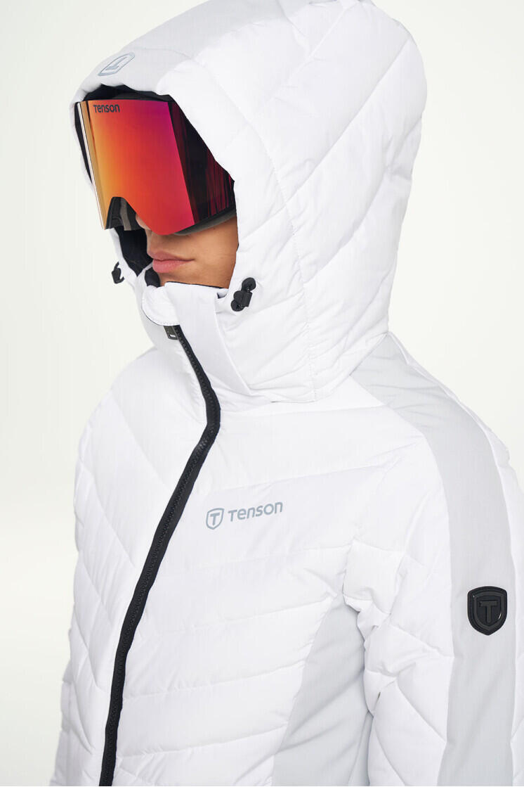 Dámská lyžařská bunda TENSON Grace Jacket W bílá 5/6