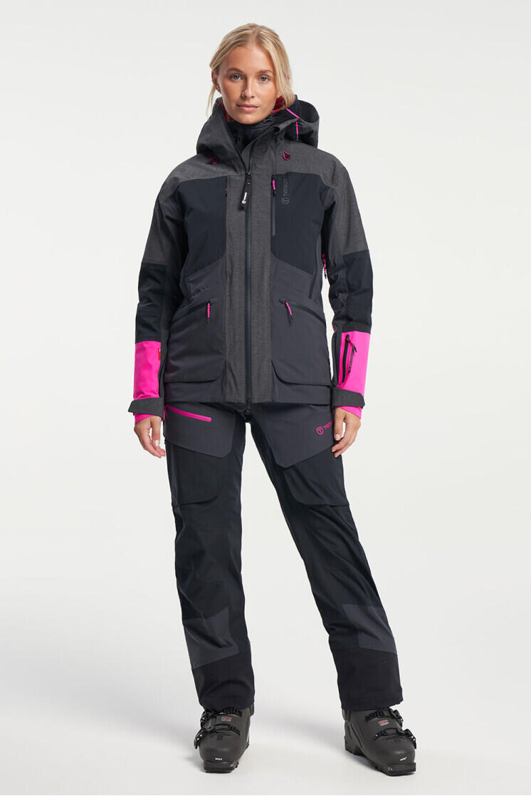 Dámská skialpová membránová bunda TENSON Touring Shell Jacket W tmavě šedá 7/7
