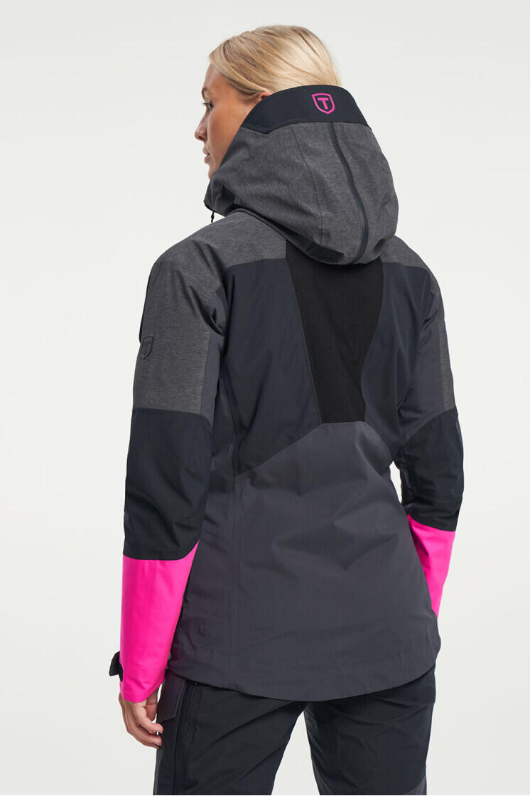 Dámská skialpová membránová bunda TENSON Touring Shell Jacket W tmavě šedá 2/7