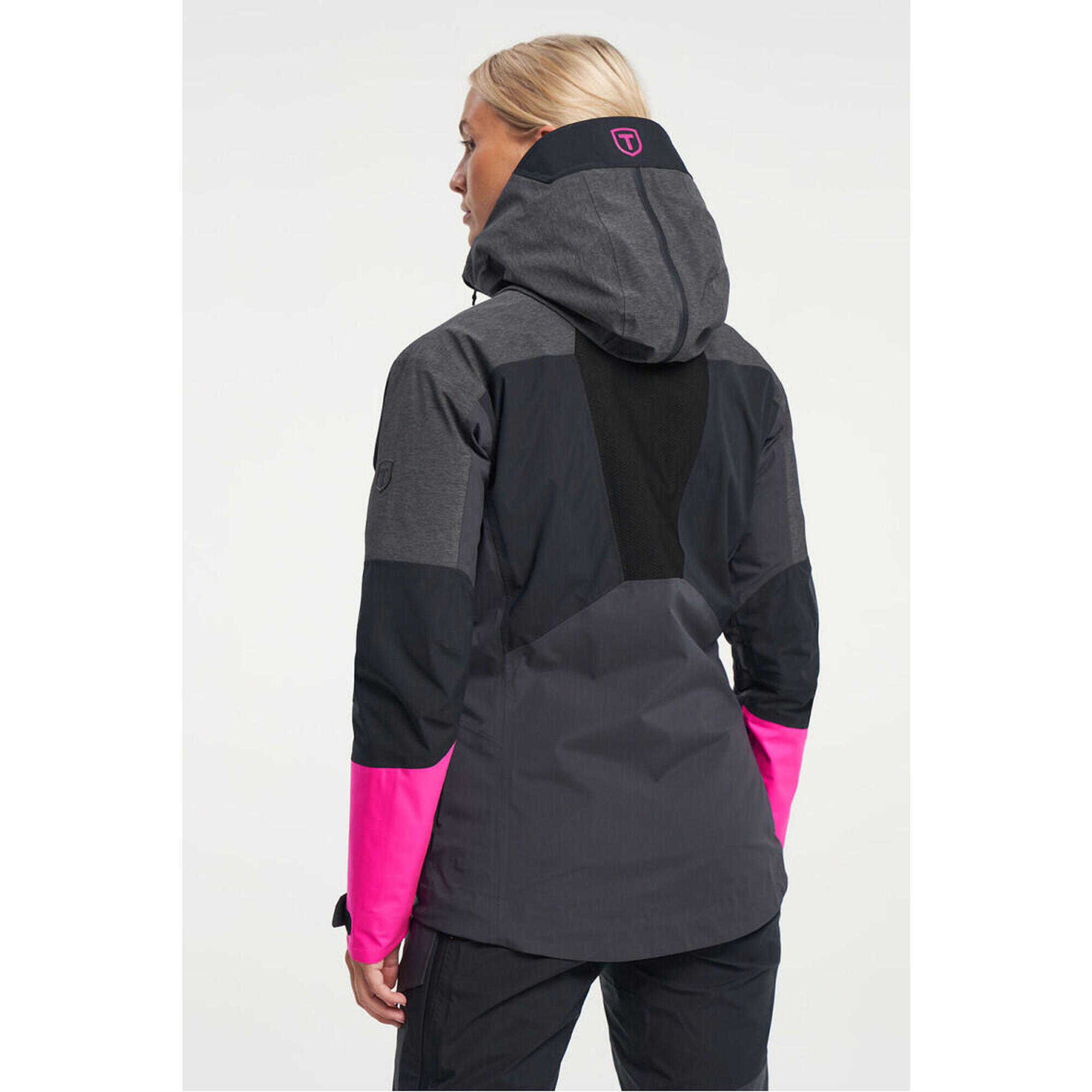 Dámská skialpová membránová bunda TENSON Touring Shell Jacket W tmavě šedá