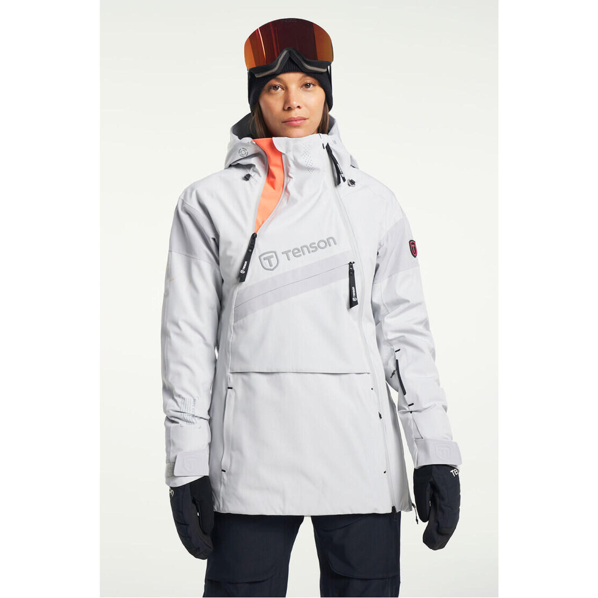 TENSON Dámská lyžařská bunda TENSON Aerismo JackoRak W světle šedá