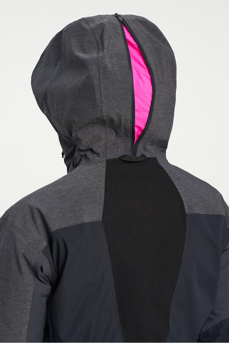 Dámská skialpová membránová bunda TENSON Touring Shell Jacket W tmavě šedá 5/7