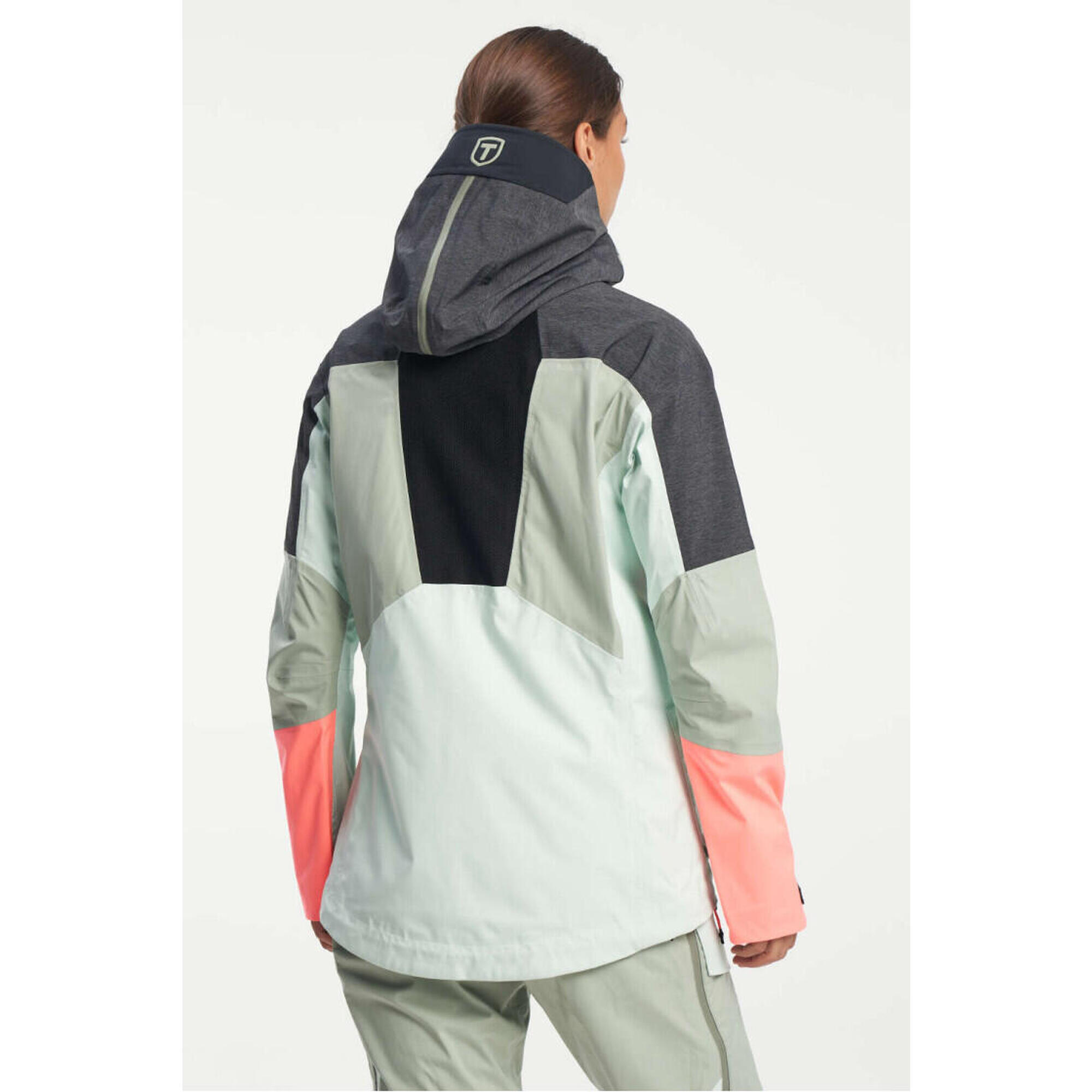 Dámská skialpová membránová bunda TENSON Touring Shell Jacket W světle zelená