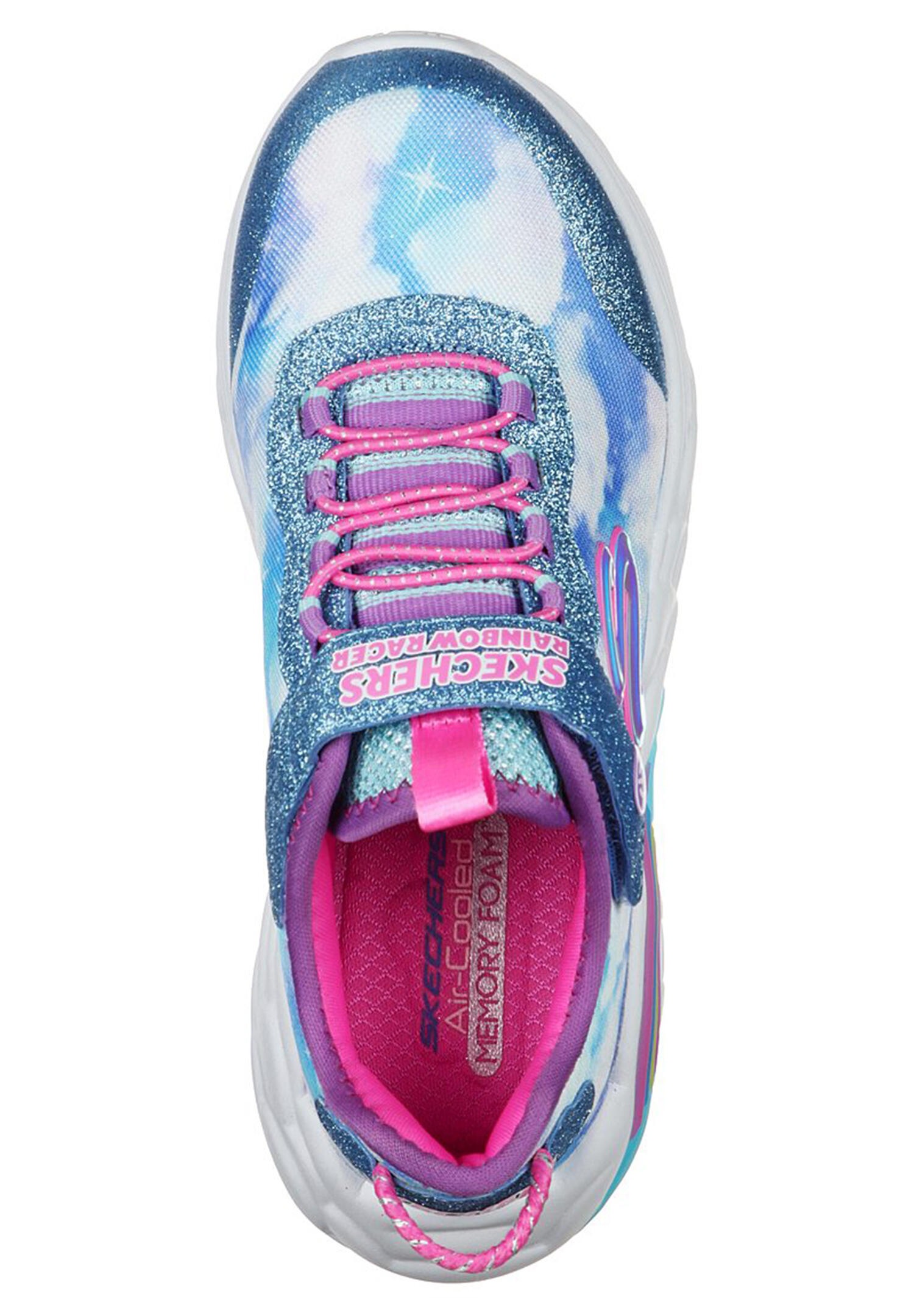 Skechers Kids RAINBOW RACER Sneaker 302300L Blau 3/5