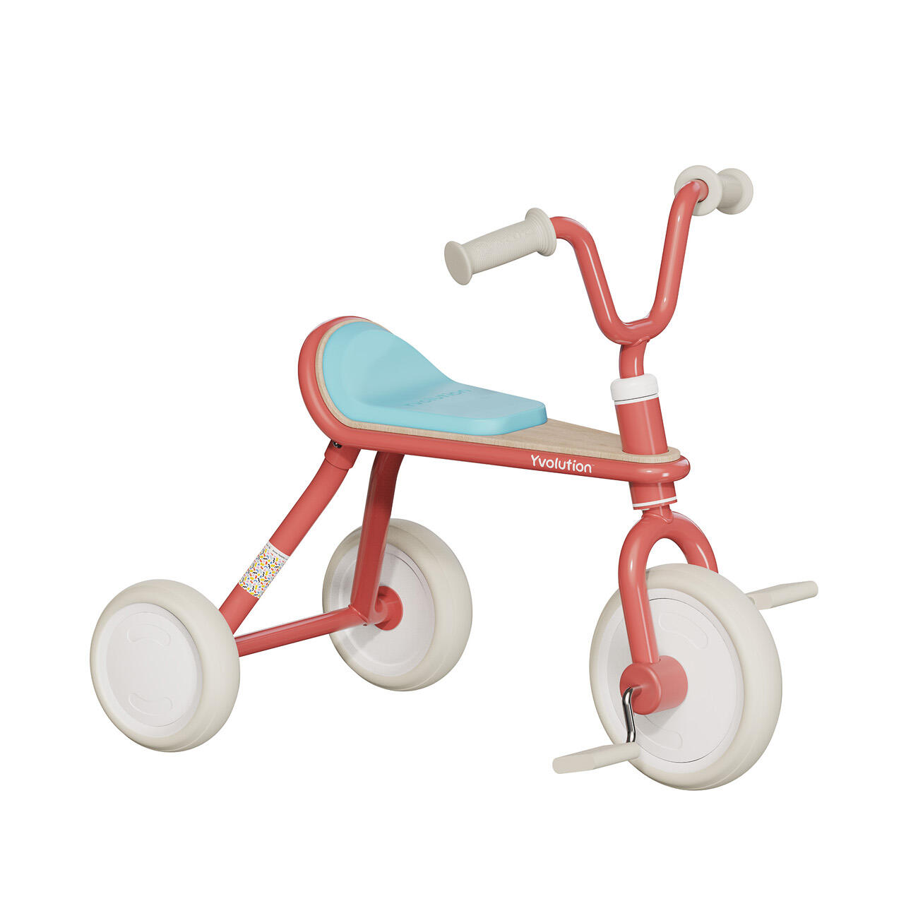 YVOLUTION Ergonomische metalen driewieler – Yvolution Classic Trike, 18M–3J