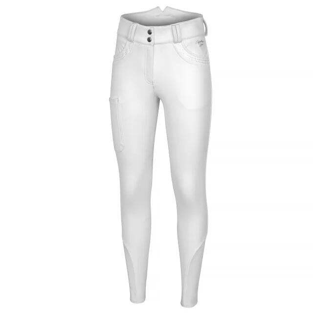 Equestrian Queen - Pantalon D'Hiver Femme Equestrian Queen Bexley 24aw Noir/beige/blanc - Pantalon D'Équitation - Blanc - Decathlon