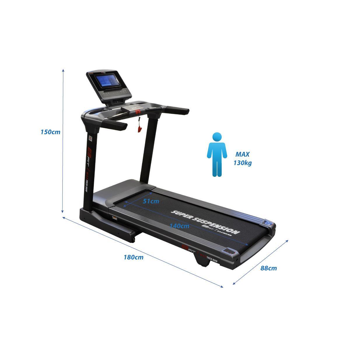 Bieżnia do biegania Enero Fit Tech run W 5.0 składana 7/7