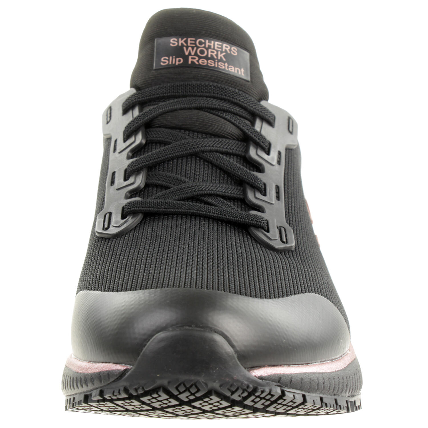 Skechers Womens Work SQUAD SR Arbeitsschuh Berufsschuh Sneaker 77222EC schwarz 4/5