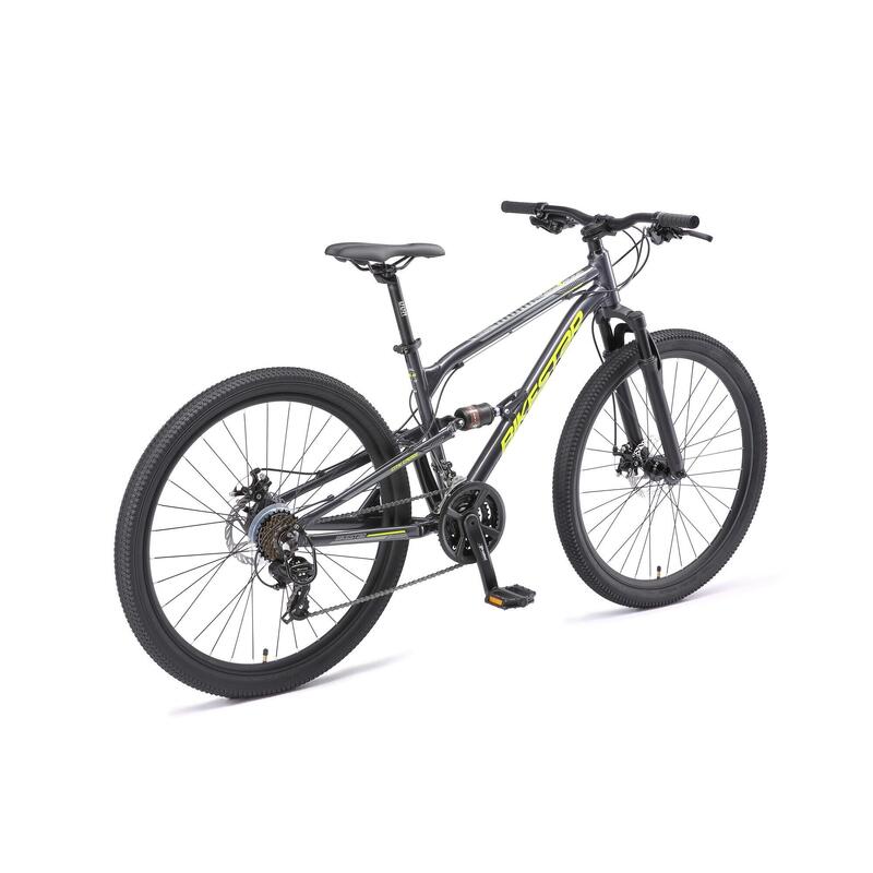 VTT 27.5" aluminium, tout suspendu, 21 vitesses, frein à disque