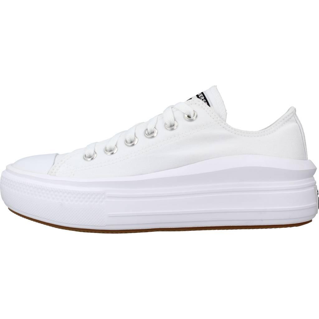 Baskets Converse Chuck Taylor All Star Move OX, Blanc, Femmes 3/5