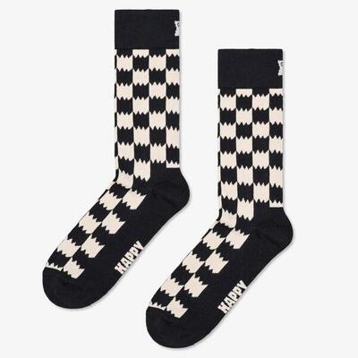 Sokken happy socks model dizzy check sock kleur zwart
