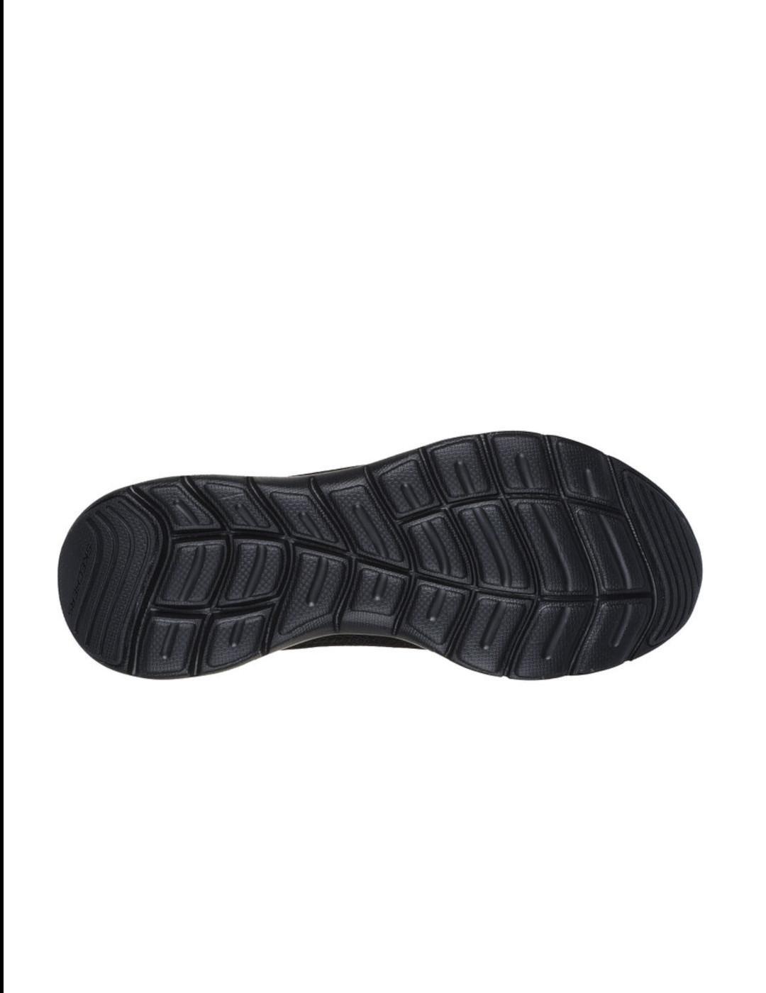Chaussures pour hommes Skechers Flex appeal 5.0 imperméables Noires. 5/5