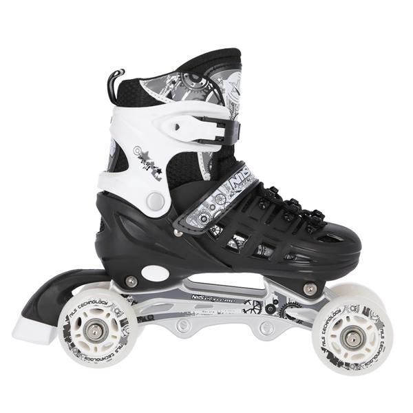 Łyżworolki dziecięce Nils Extreme NH10905 z wymienną płozą hokejową 4w1