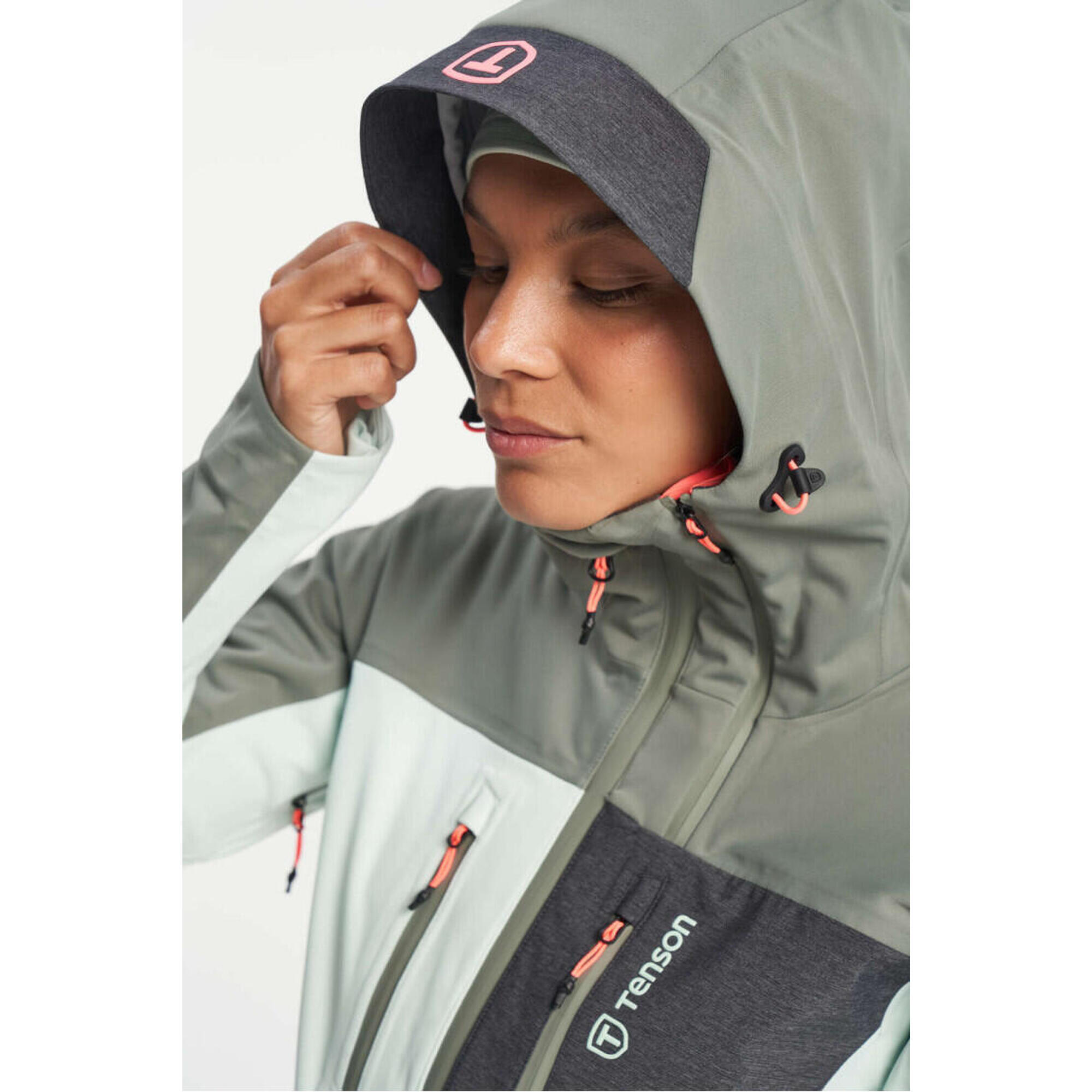 Dámská skialpová bunda TENSON Touring Softshell W světle zelená