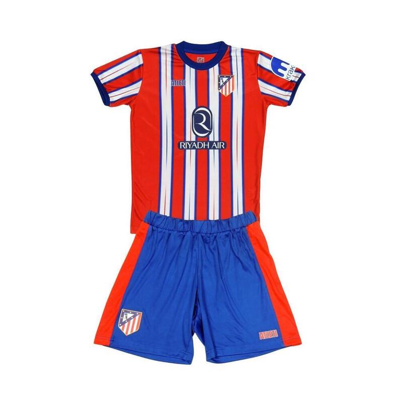 Camiseta Niños Atlético de Madrid 1ª Equipación 24/25 Réplica Oficial Sin Dorsal