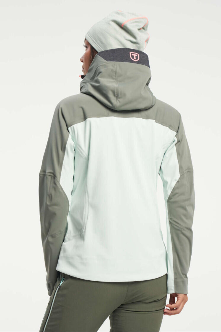 Dámská skialpová bunda TENSON Touring Softshell W světle zelená 2/7