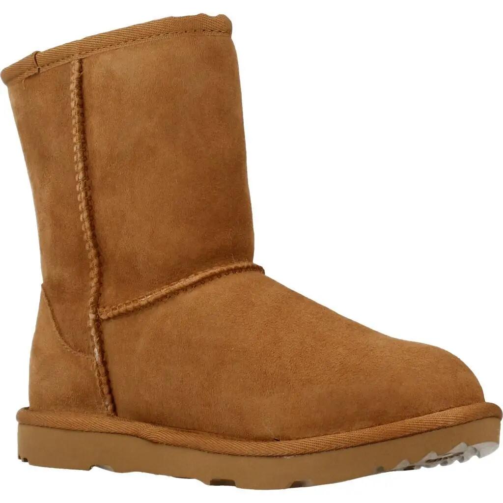 Bottes de sport enfant - UGG Classic II - Cuir marron 5/5