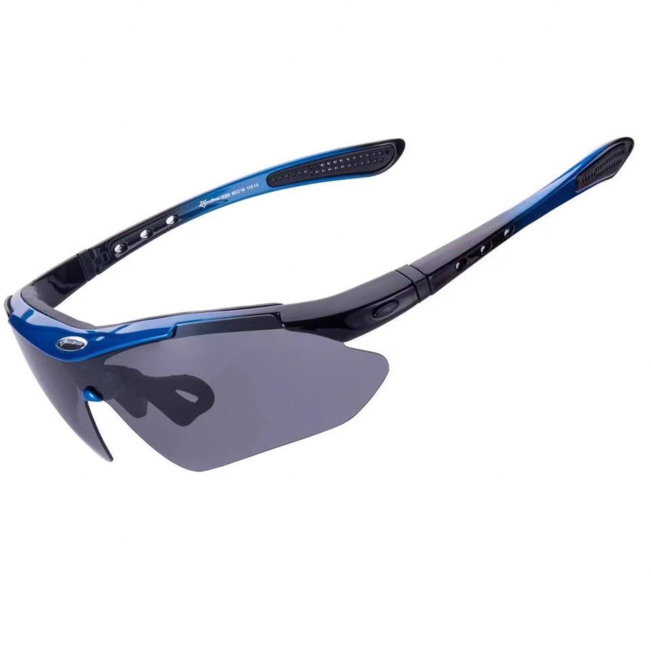 Óculos de ciclismo polarizados Rockbros 10007 - Preto e azul 2/7