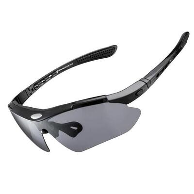 Rockbros 10003 Occhiali da ciclismo polarizzati - Nero