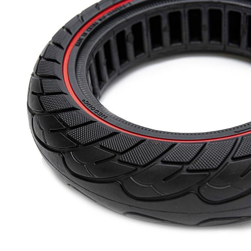 Rueda Maciza para Patinete Eléctrico Ewheel Línea Rojo 10x2,5" Llantas 44mm 2/5