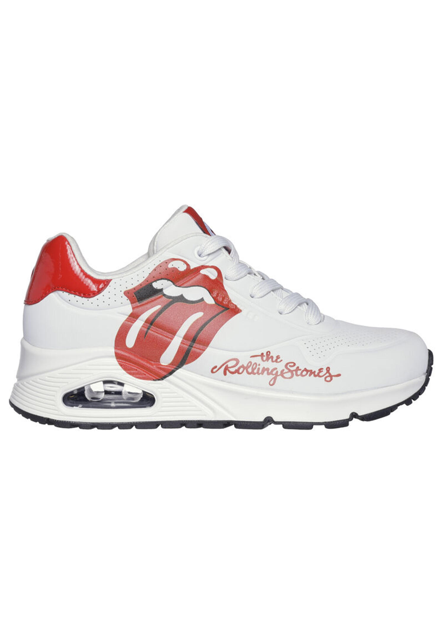 Skechers Herren Uno ROLLING STONES SINGLE! Sneaker 183102 Weiß 5/7