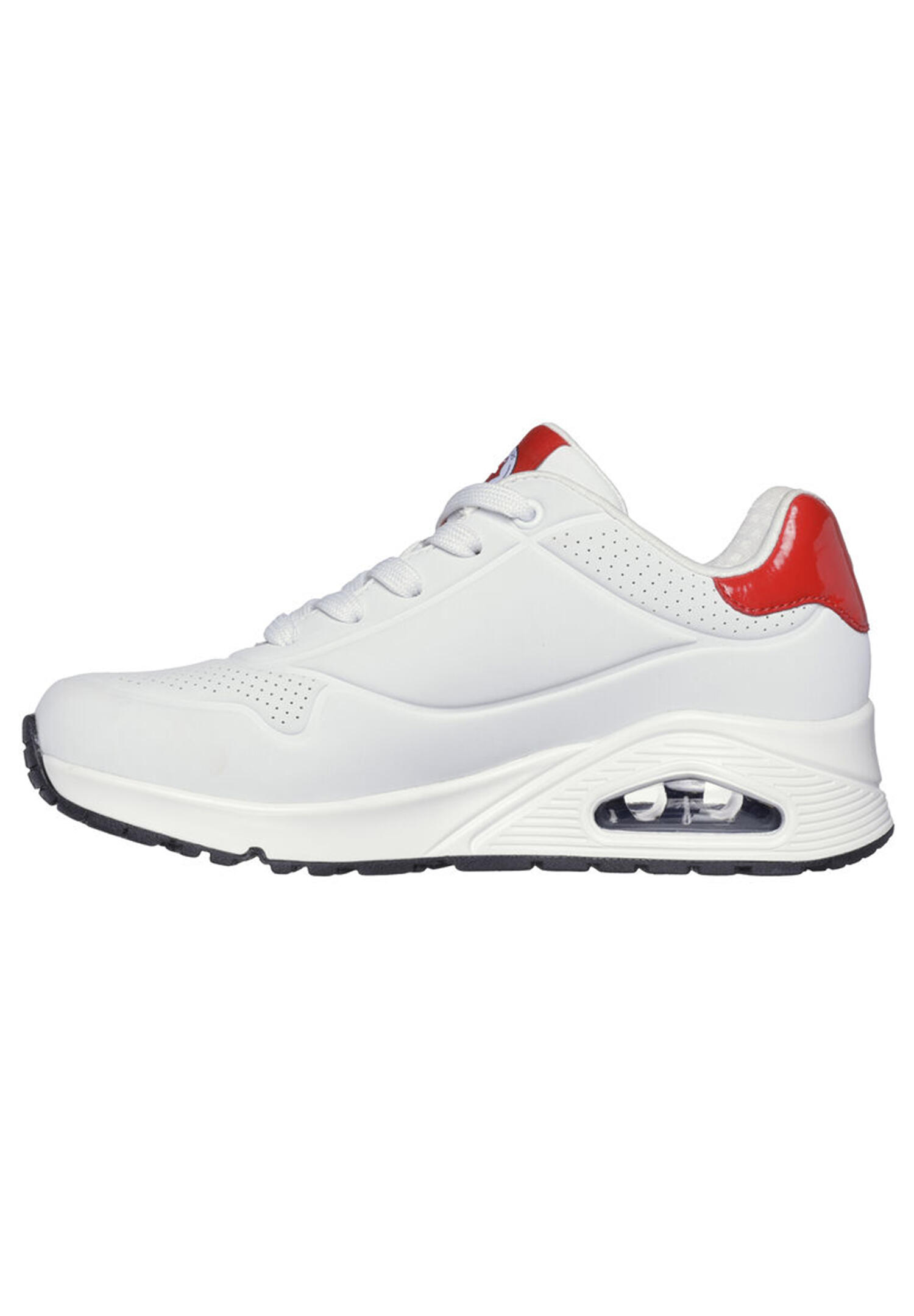 Skechers Herren Uno ROLLING STONES SINGLE! Sneaker 183102 Weiß 6/7