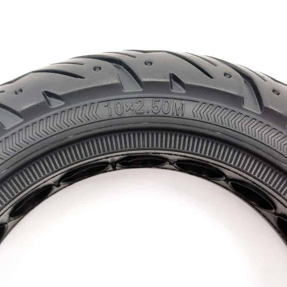 Rueda Maciza para Patinete Eléctrico Ewheel Negro 10x2,5-6,1" 2/4