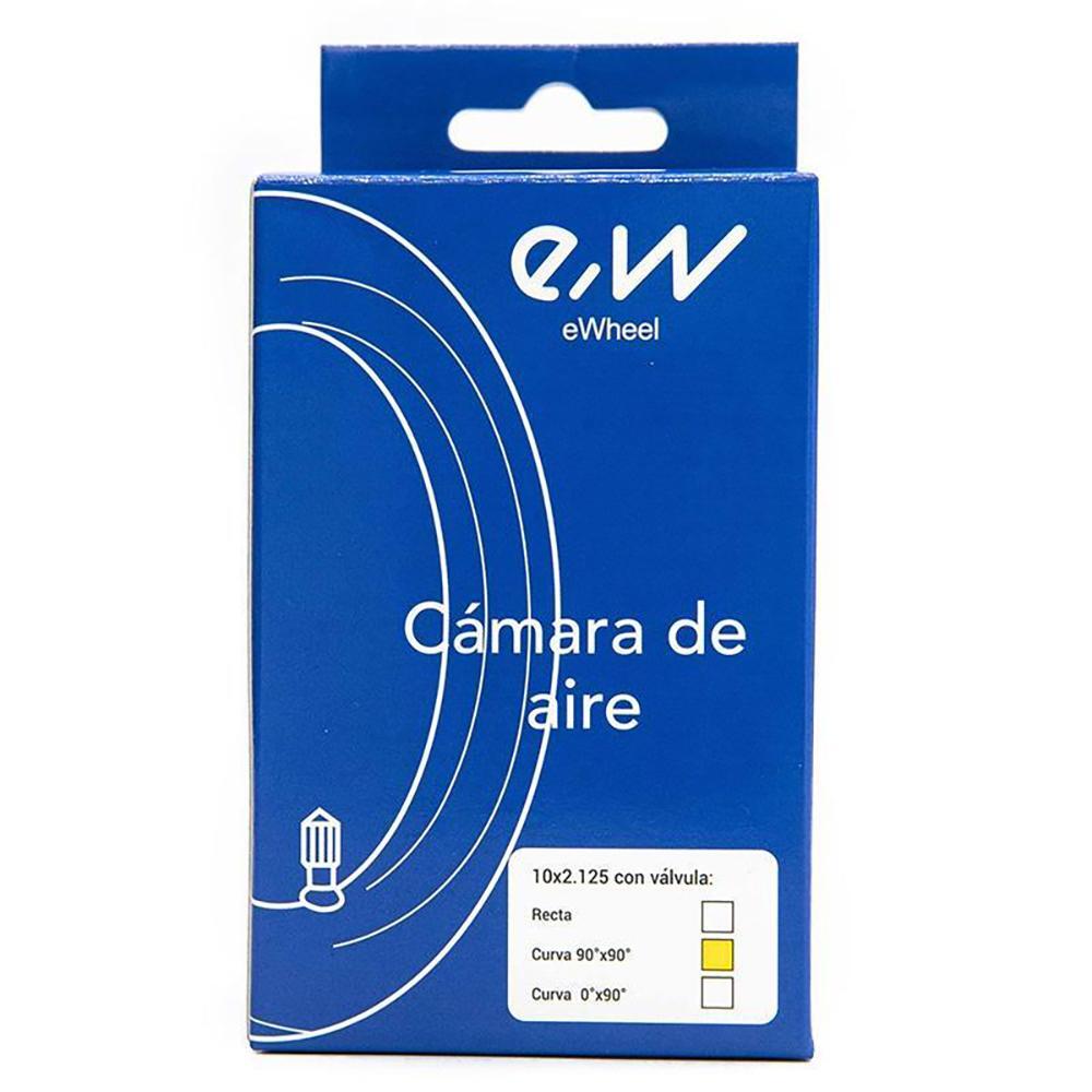 Cámara Aire para Patinete Eléctrico Ewheel Negra Válvula Curva Medida 10"x2'125" 6/6