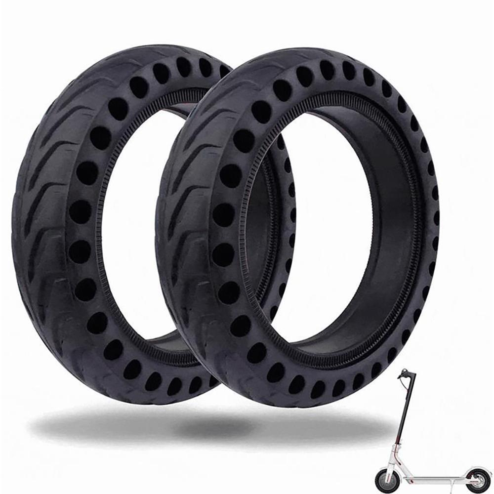 Rueda Maciza Perforada para Patinete Eléctrico Ewheel Negro 8,5X2" 2/7