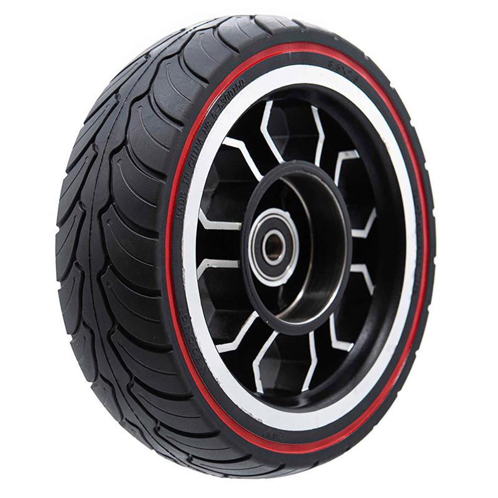 Rueda Maciza Ultraligera para Patinete Eléctrico Ewheel Rojo 8,5x2,5" Dualtron 6/6
