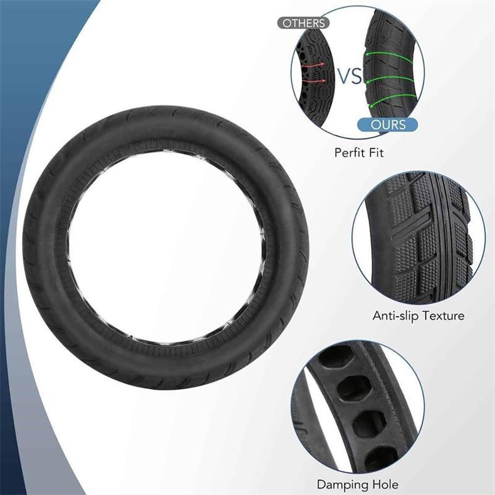 Rueda Maciza para Patinete Eléctrico Ewheel Negro 8,5X2" 3/5
