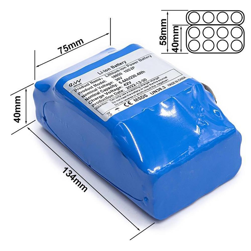 Batterie trottinetteerie esterne P2R Xiaomi 6,4Ah 4/4