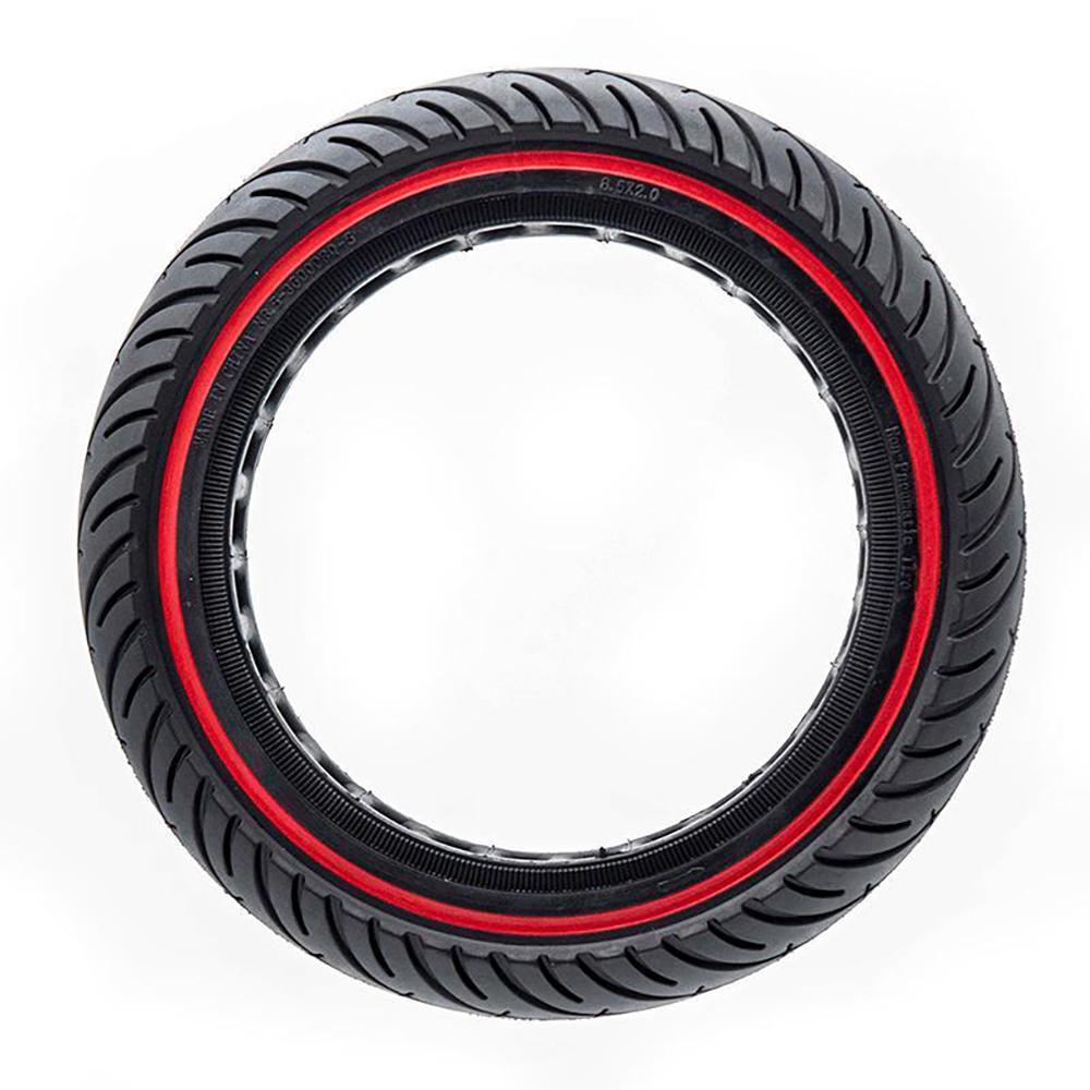 Rueda Maciza Ultraligera para Patinete Eléctrico Ewheel Negro-Rojo 8,5x2-6,1" 2/5