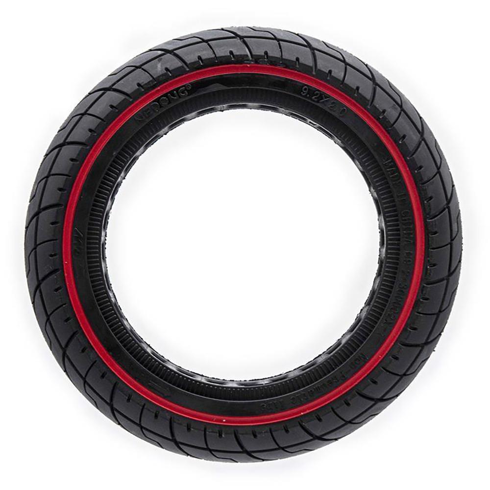 Rueda Maciza Ultraligera para Patinete Eléctrico Ewheel Rojo 9,2x2" 2/5