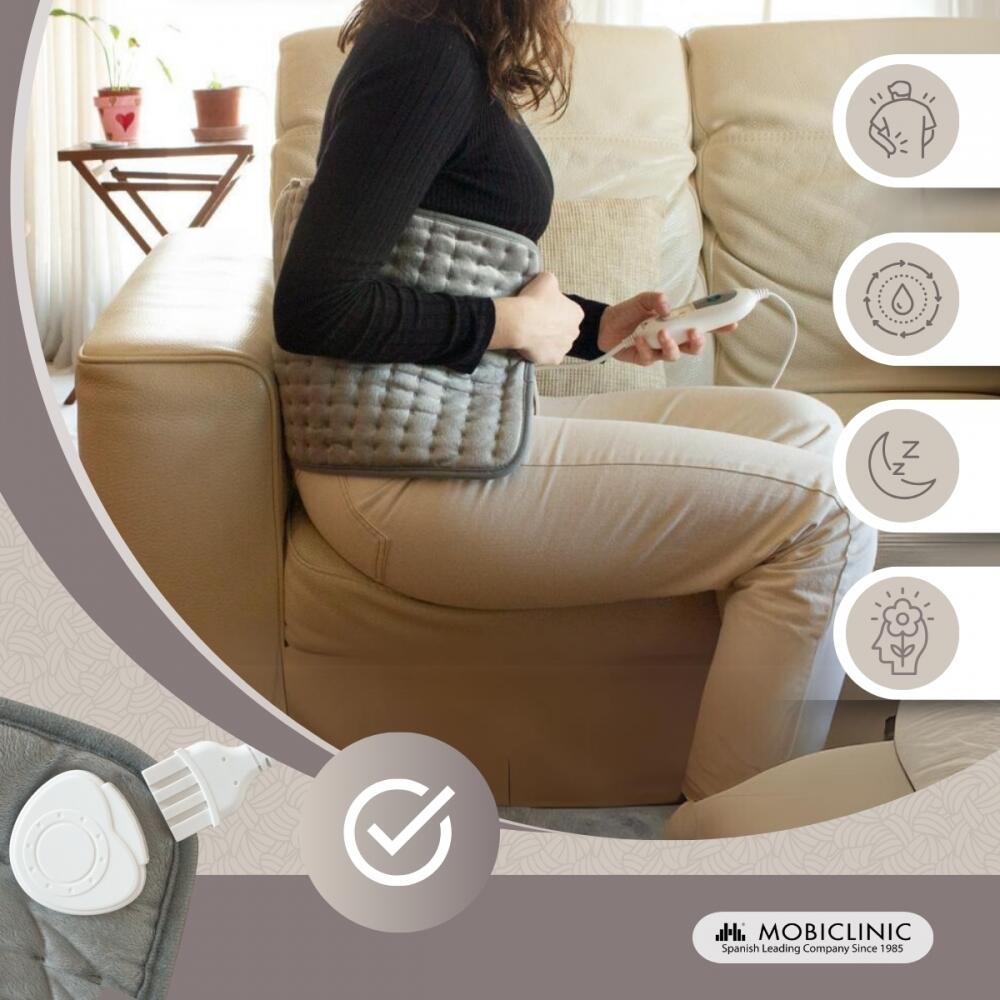 Coussin chauffant Très faible consommation Lombaire Puissance 100 Watt 5/6