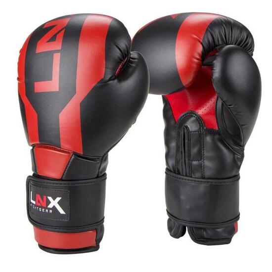 Boxhandschuhe "Stealth" schwarz/rot (001)