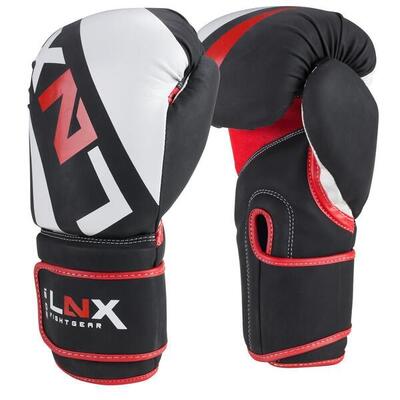 Boxhandschuhe "Challenge" schwarz/rot (001)