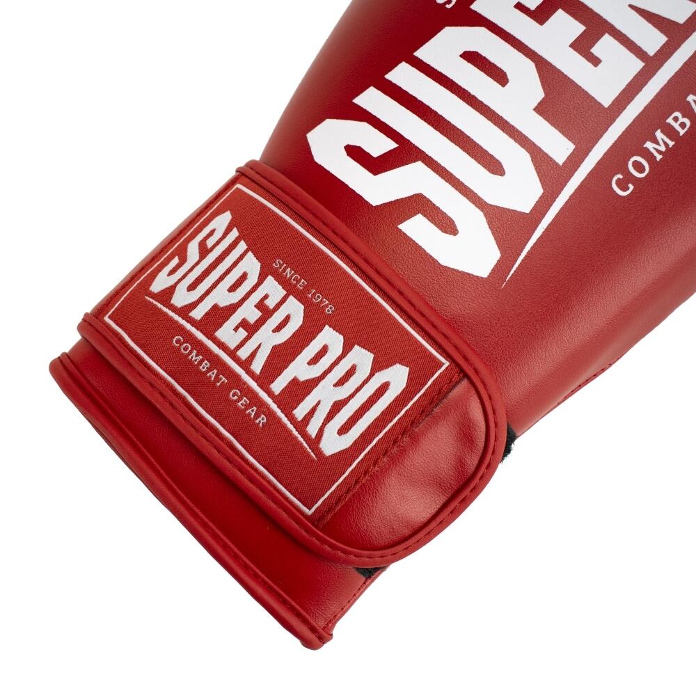 Super Pro Combat Gear Champ (kick)bokshandschoenen Rood/Wit 3/5
