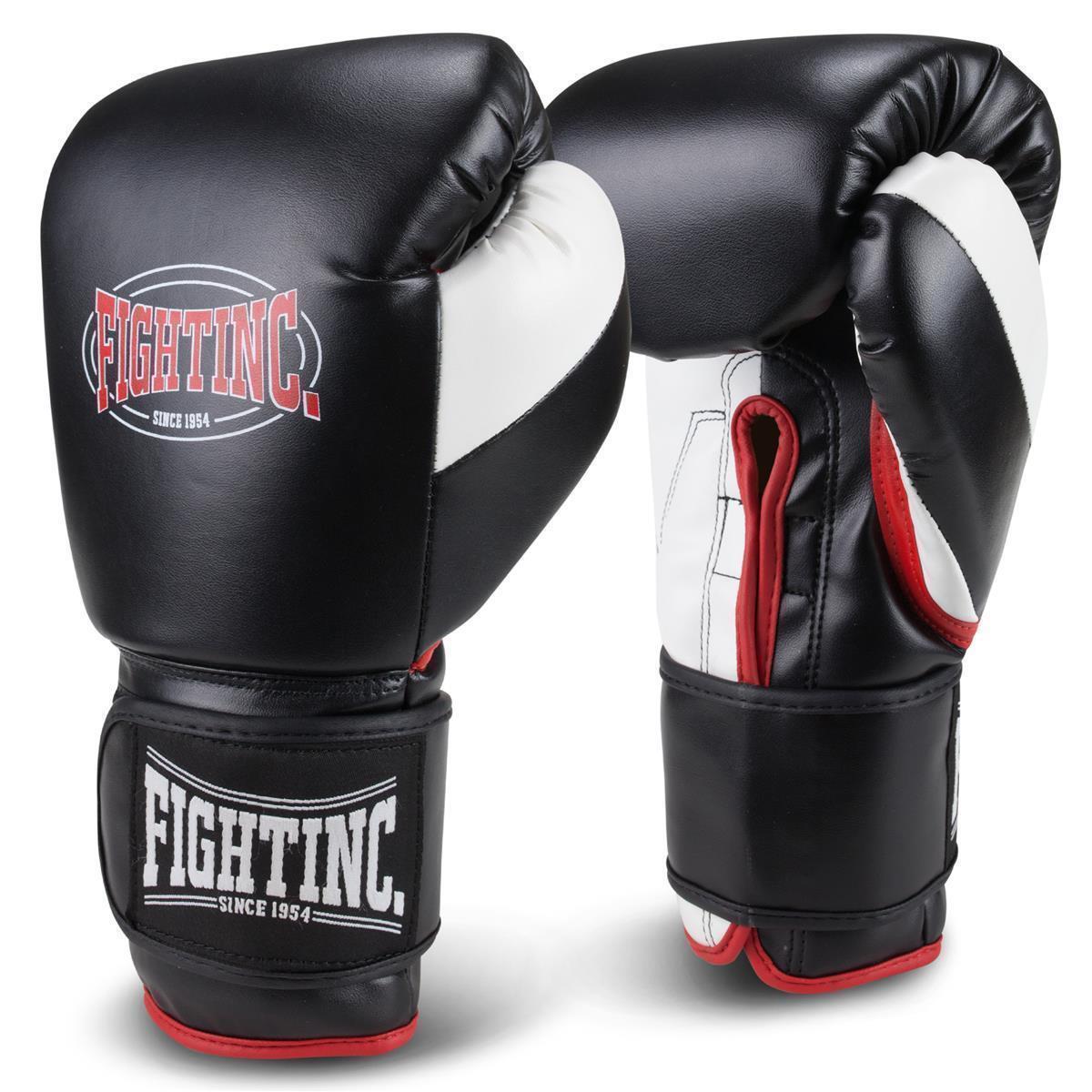 FIGHTINC Boxhandschuhe Legacy Leder schwarz/rot (001)