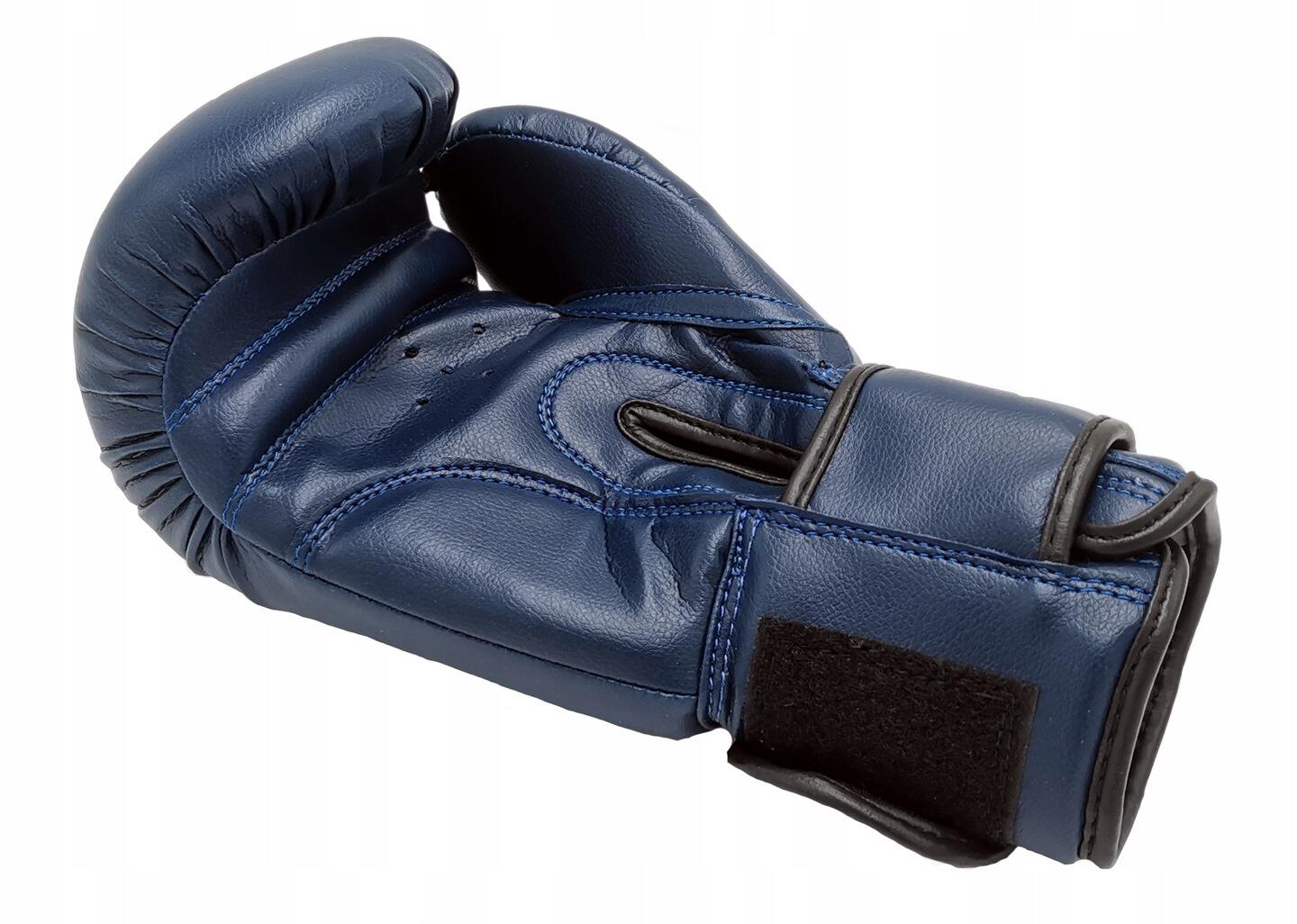 Gants de boxe EVOLUTION PRO RB-2110 synthétique bleu 4/4
