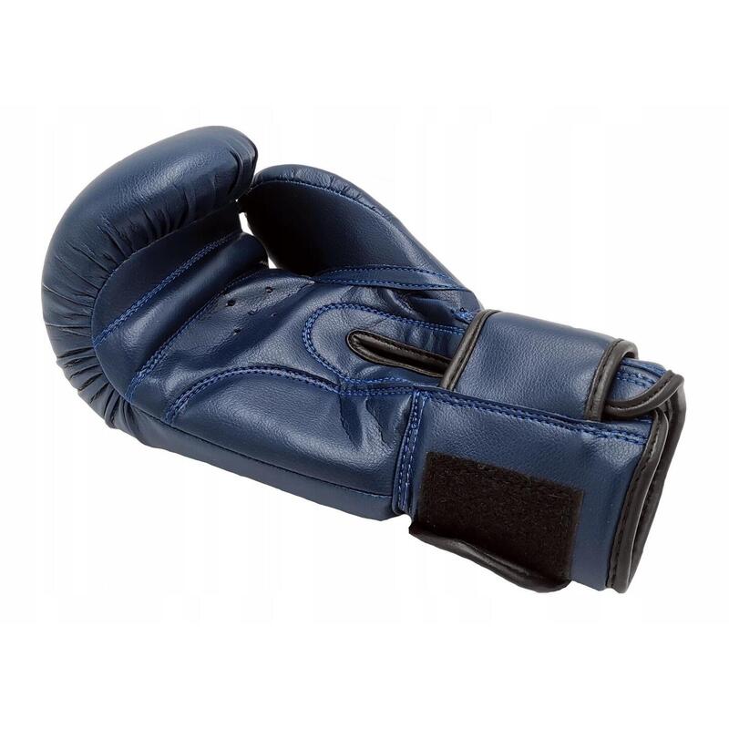Mănuși de box Evolution Pro sintetice, velcro, albastre